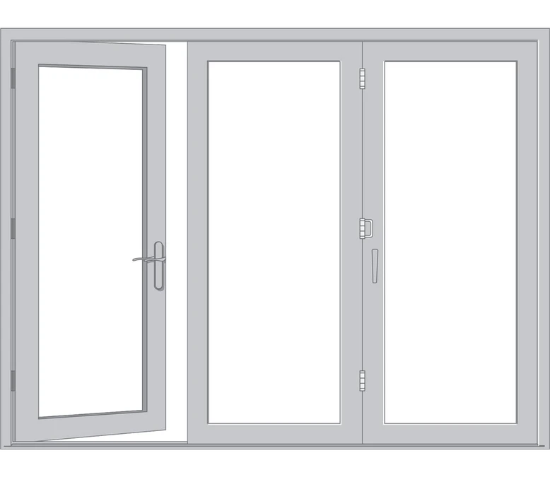 Minot Pella Architect Reserve Series Contemporary Bifold Patio Door