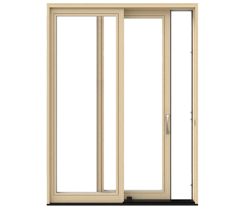 Minot Pella Lifestyle Series Wood Sliding Patio Doors