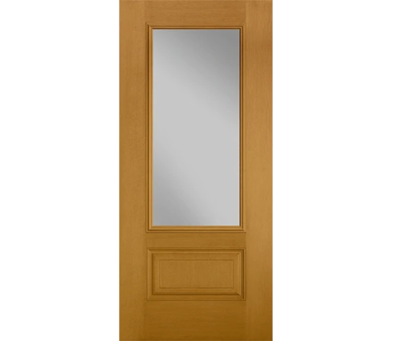 Minot Three Quaters light Fiberglass Entry Door